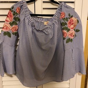 Off the shoulder shirt